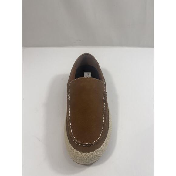 Madden MMILLION Shoes Mens Size 9 Cognac Suede Slip On Loafers New Box main image 13